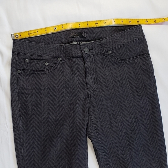Prana Chevron Stripe Kara Pants Purple Grey Size 6 Unique Design  Style # W4KARA - Picture 8 of 13